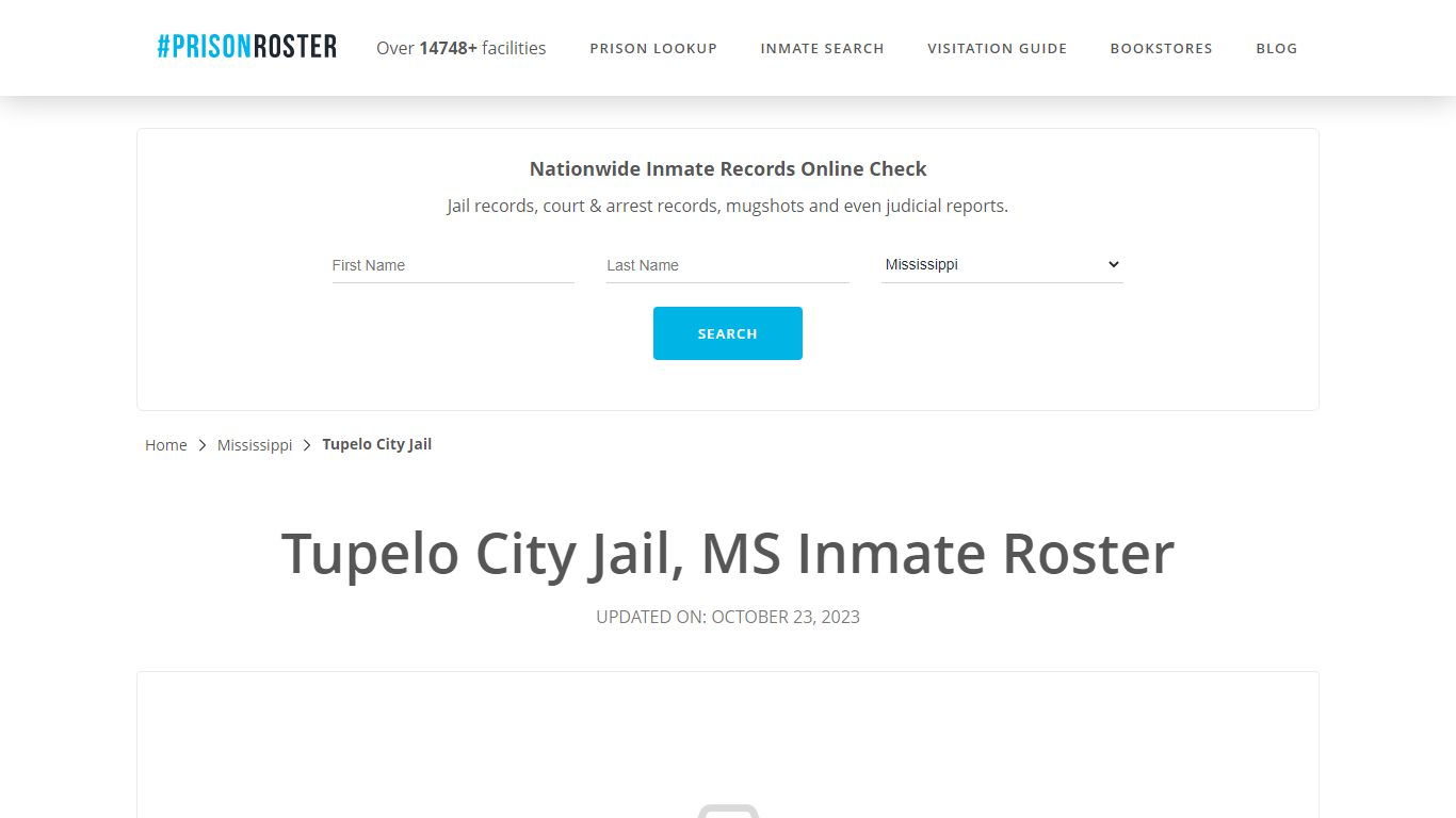 Tupelo City Jail, MS Inmate Roster - Prisonroster